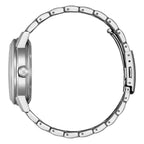 Citizen Classic Automatico acciaio quadrante verde 40mm - lato