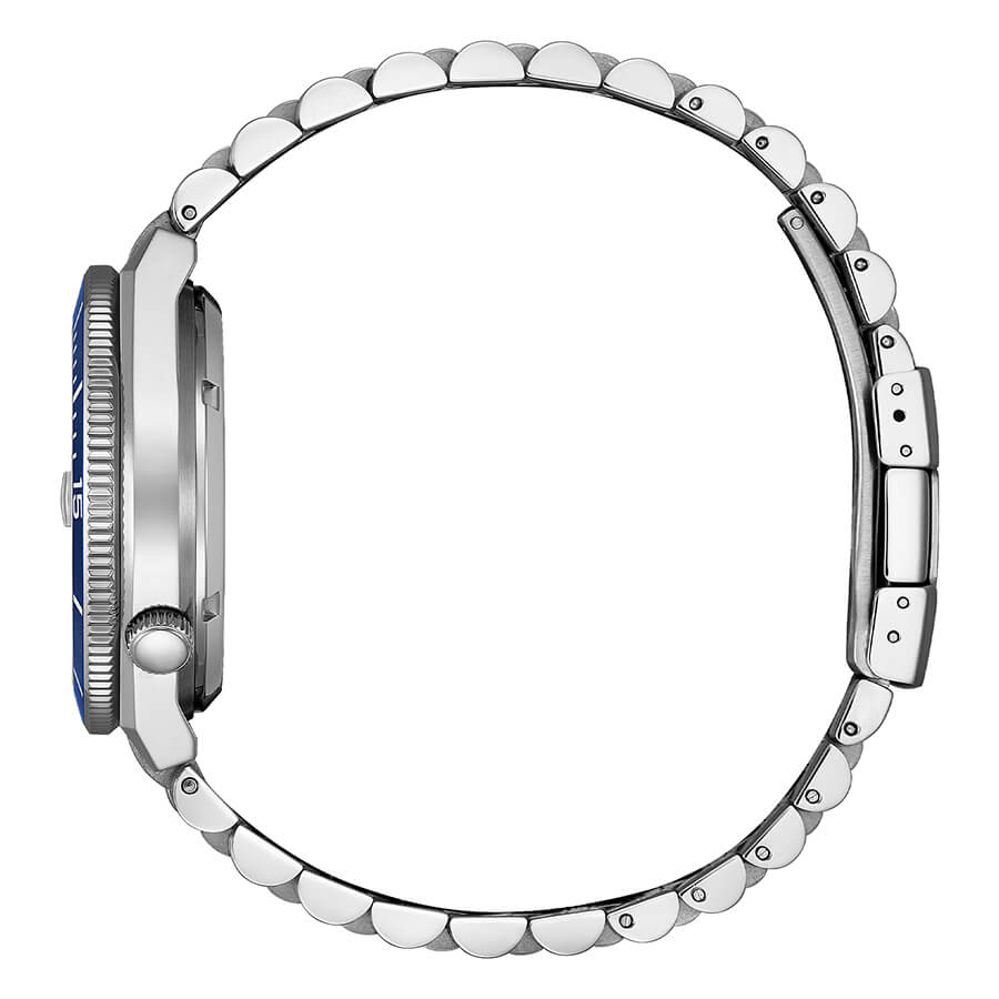 Orologio Citizen Tsuyosa Shore Automatico Quadrante Blu 40mm retro