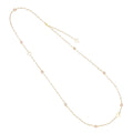 Collana Maman et Sophie Trame Perle Bianche e Rosa Argento 925
