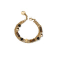 Bracciale Unoaerre Joya Multifilo Onice e Occhio di Tigre