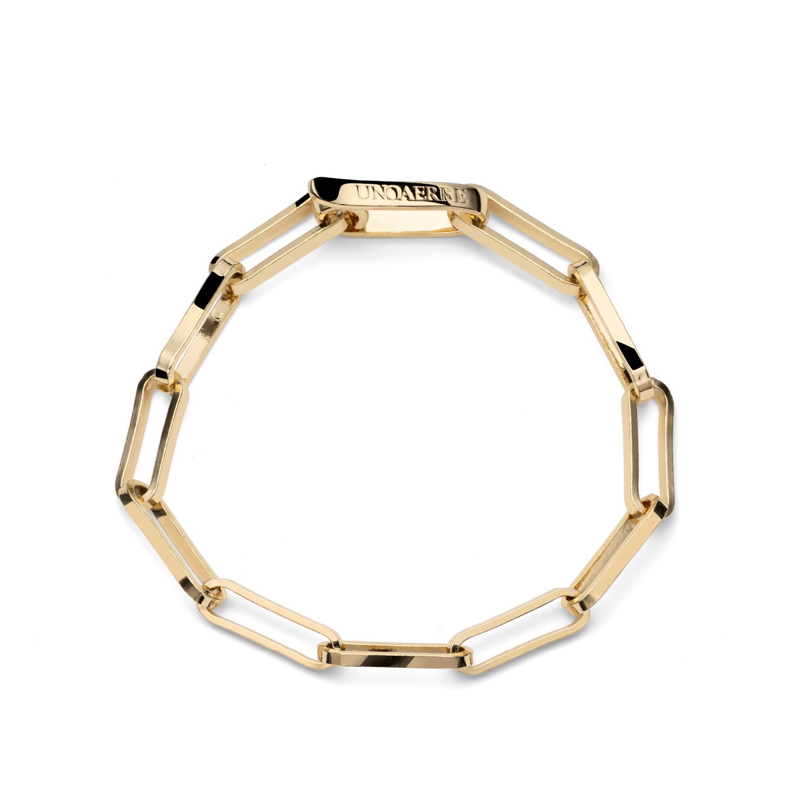 Bracciale Unoaerre Catena Ovale Dorato - packshot ufficiale