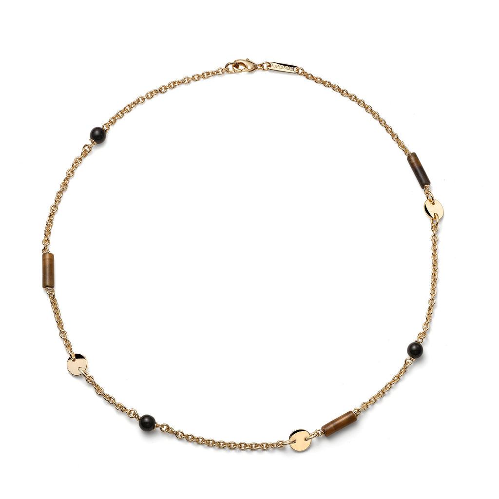 Collana Unoaerre Joya con Onice e Occhio di Tigre
