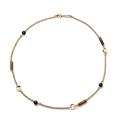 Collana Unoaerre Joya con Onice e Occhio di Tigre