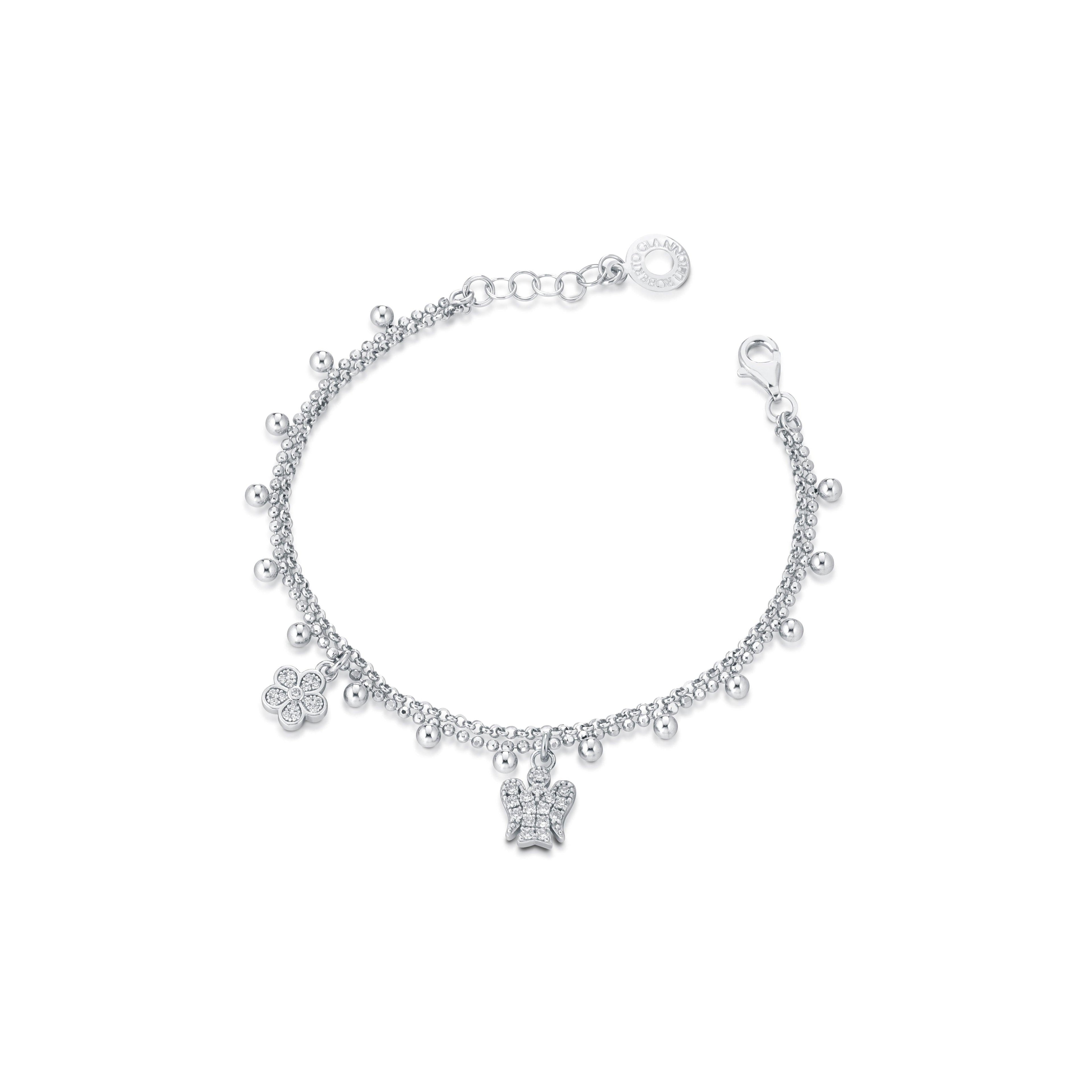 Bracciale Argento Roberto Giannotti Angelo Fiori e Zirconi - packshot ufficiale