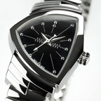 Orologio Hamilton Ventura S Quarzo Quadrante Nero - dettaglio