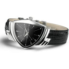 Orologio Hamilton Ventura Quarzo Quadrante Nero - vista laterale