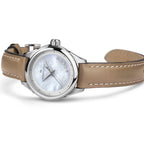 Orologio Hamilton Jazzmaster Lady Quarzo diamante - vista laterale