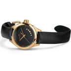 Orologio Hamilton Jazzmaster Lady Quarzo diamante - vista laterale