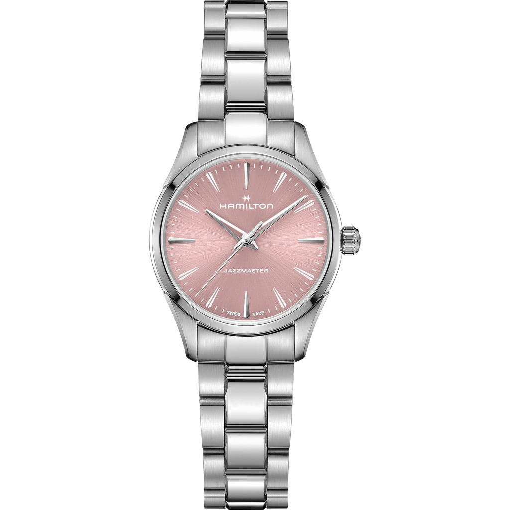 Orologio Hamilton Jazzmaster Quarz quadrante rosa 32mm