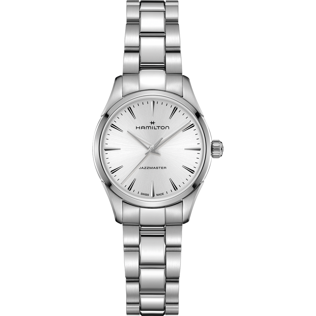 Orologio Hamilton Jazzmaster Quarz quadrante argento 32mm