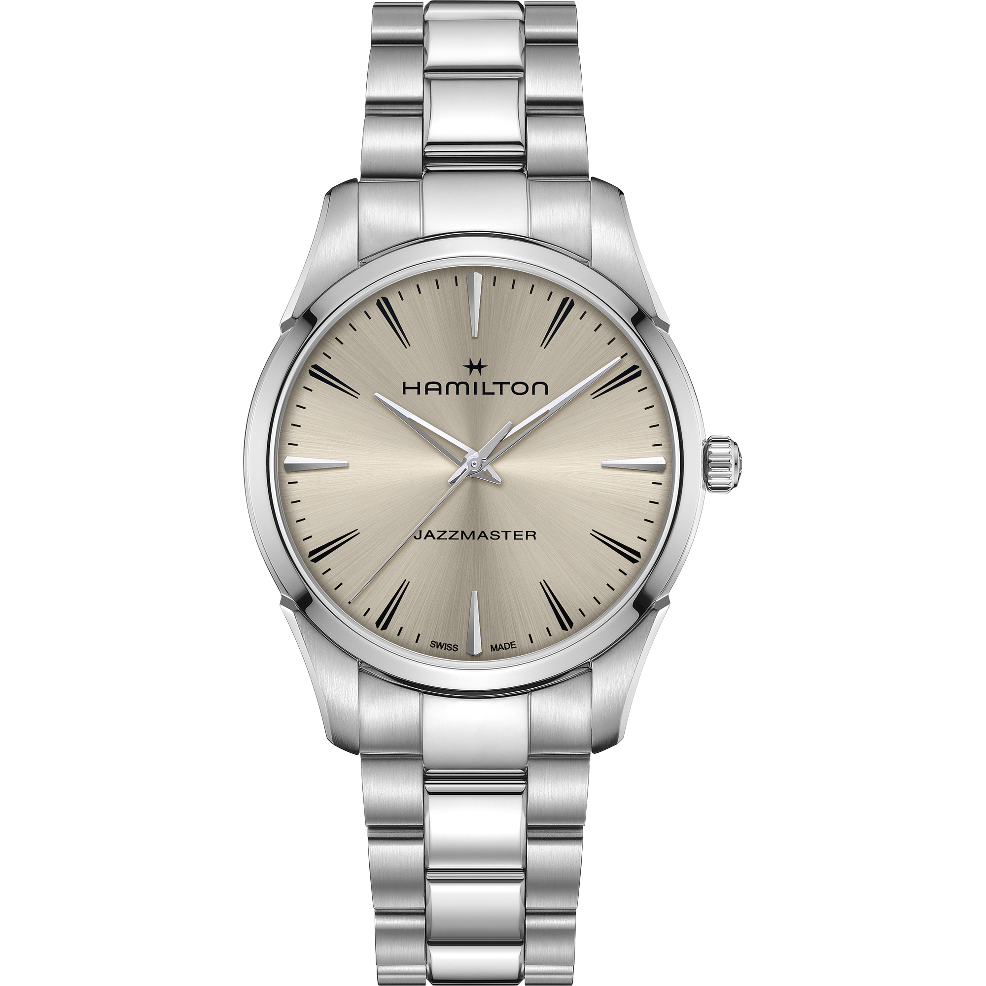 Orologio Hamilton Jazzmaster Quarz Quadrante Avorio 34mm