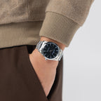 Orologio Hamilton Jazzmaster Quarz quadrante nero 40mm - al polso