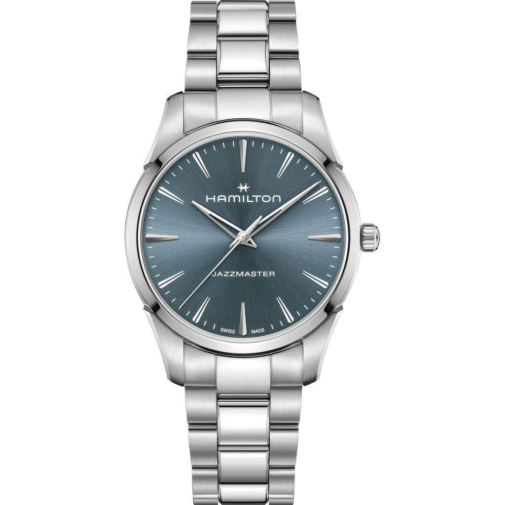 Orologio Hamilton Jazzmaster Quarz quadrante blu 40mm