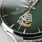 Orologio Hamilton Jazzmaster Open Heart Auto acciaio - dettaglio quadrante