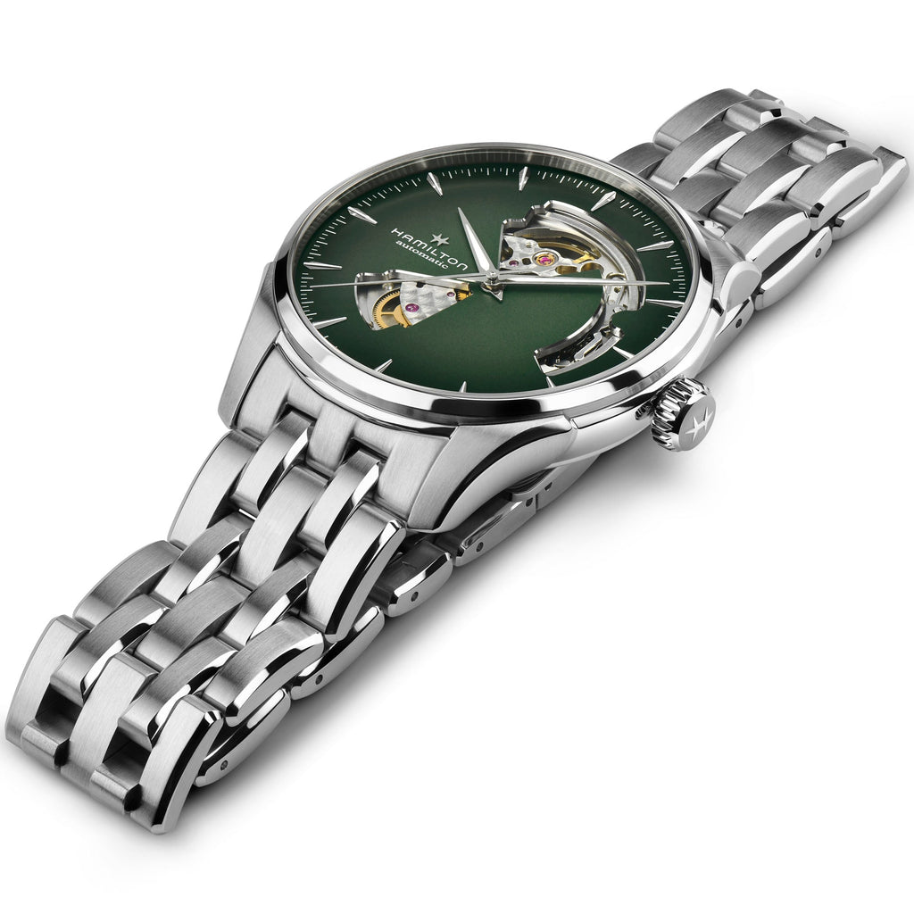 Orologio Hamilton Jazzmaster Open Heart Auto acciaio - vista d'insieme