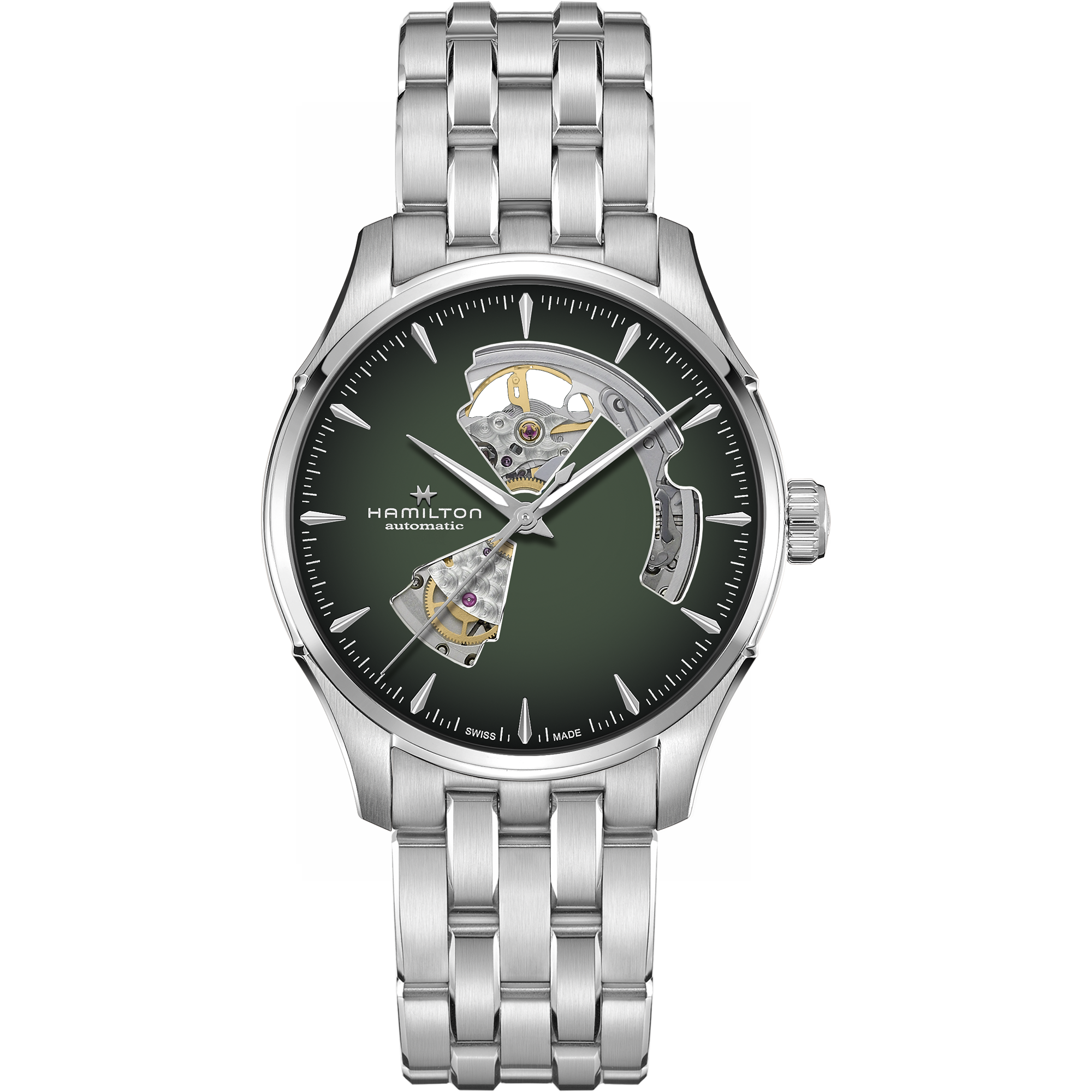 Orologio Hamilton Jazzmaster Open Heart Auto acciaio