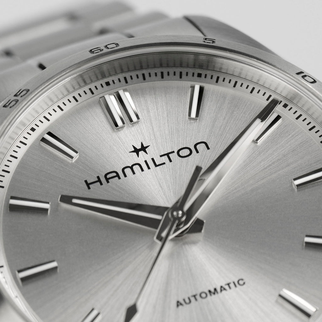 Orologio Hamilton Jazzmaster Performer Auto acciaio - dettaglio quadrante