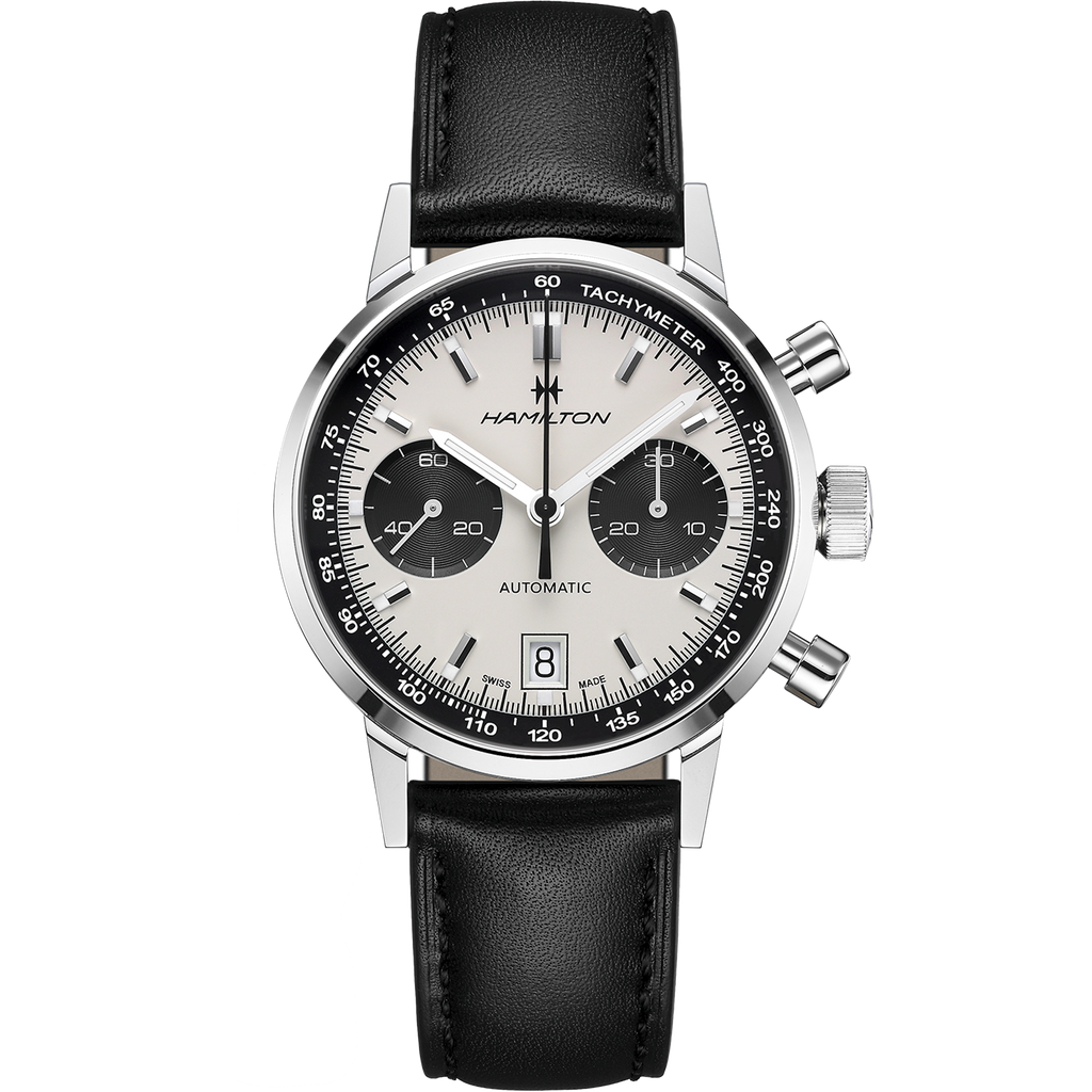 Orologio Hamilton American Classic Intra-Matic Acciaio Cinturino Pelle