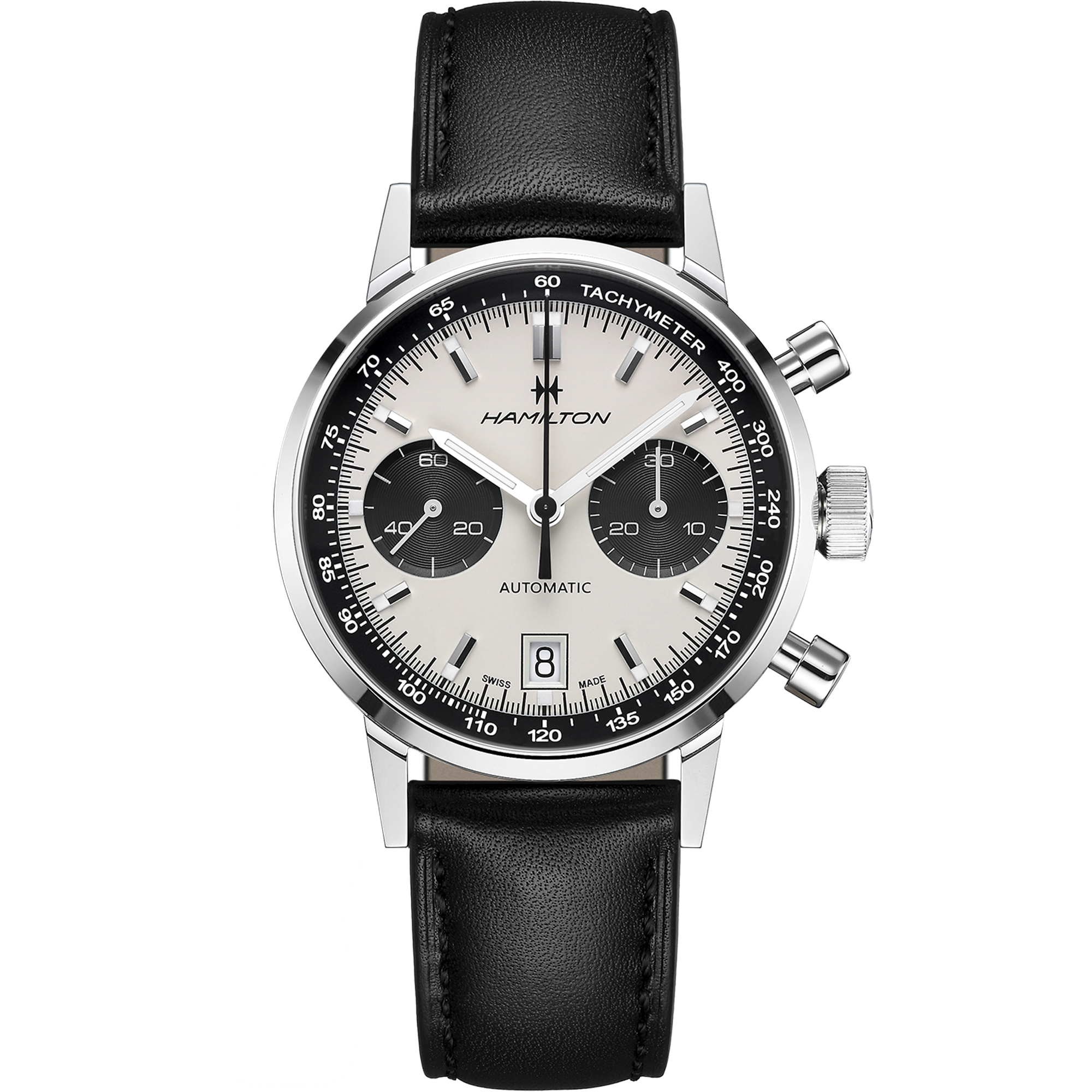 Orologio Hamilton American Classic Intra-Matic Acciaio Cinturino Pelle