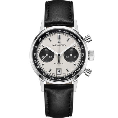 Orologio Hamilton American Classic Intra-Matic Acciaio Cinturino Pelle