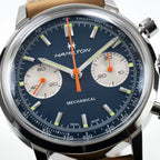 Orologio Hamilton American Classic Intra-Matic Chronograph H Blu 40mm - dettaglio