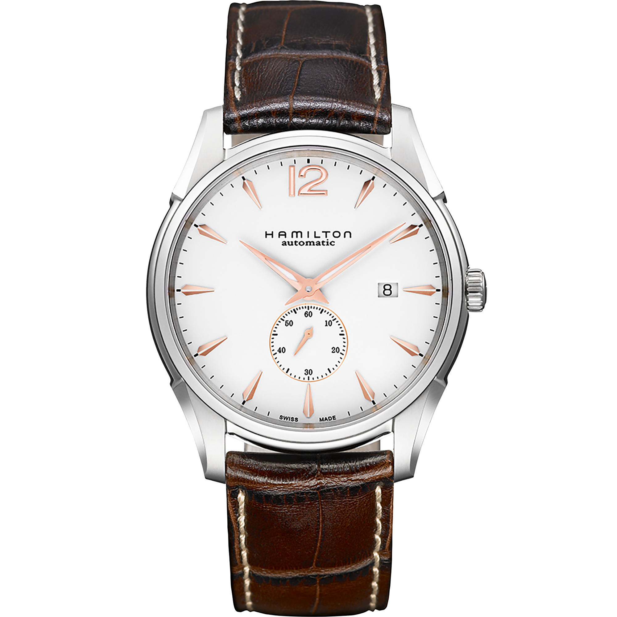 Orologio Hamilton Jazzmaster Automatico Piccoli Secondi 43 mm Pelle