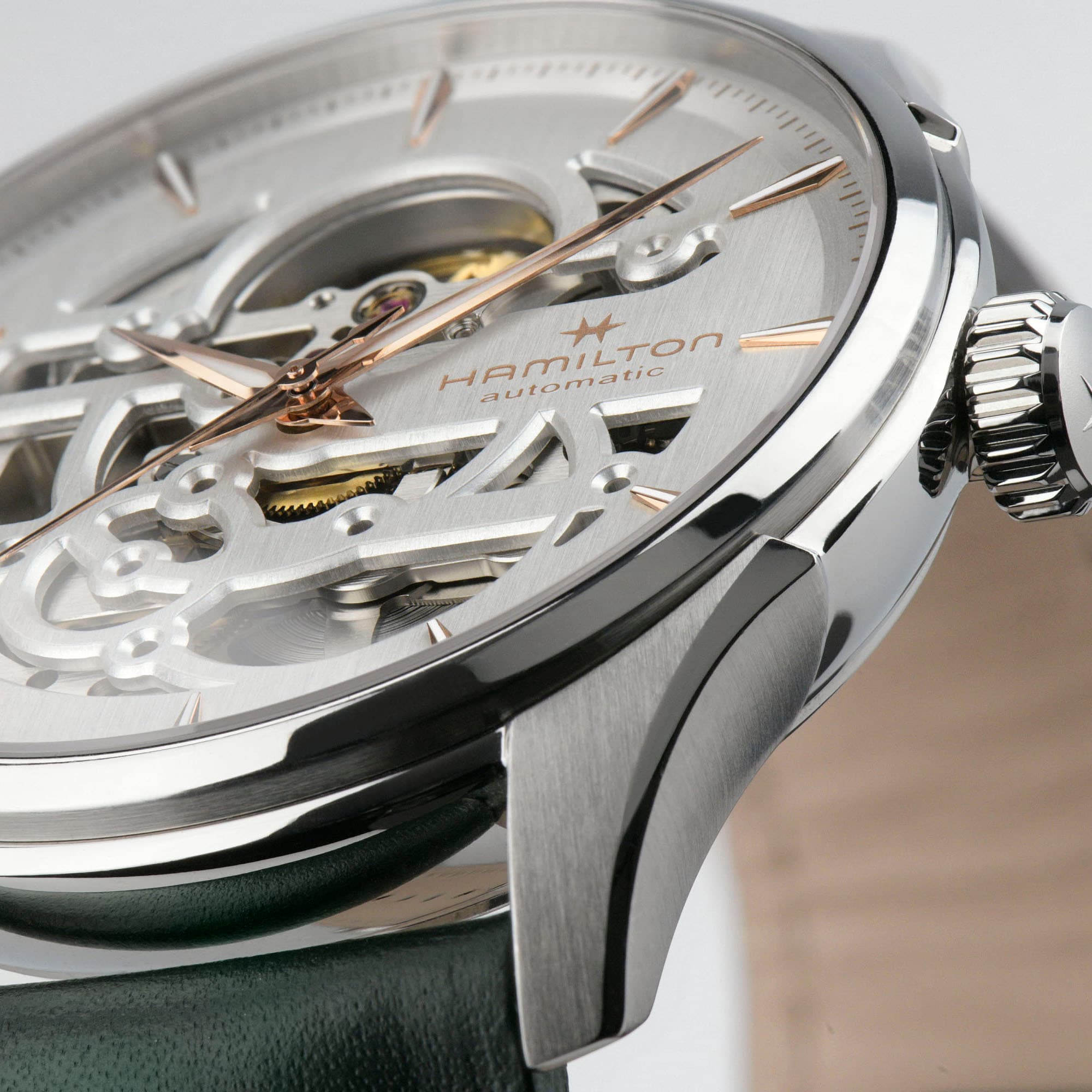 Hamilton Jazzmaster Skeleton Auto - dettaglio quadrante