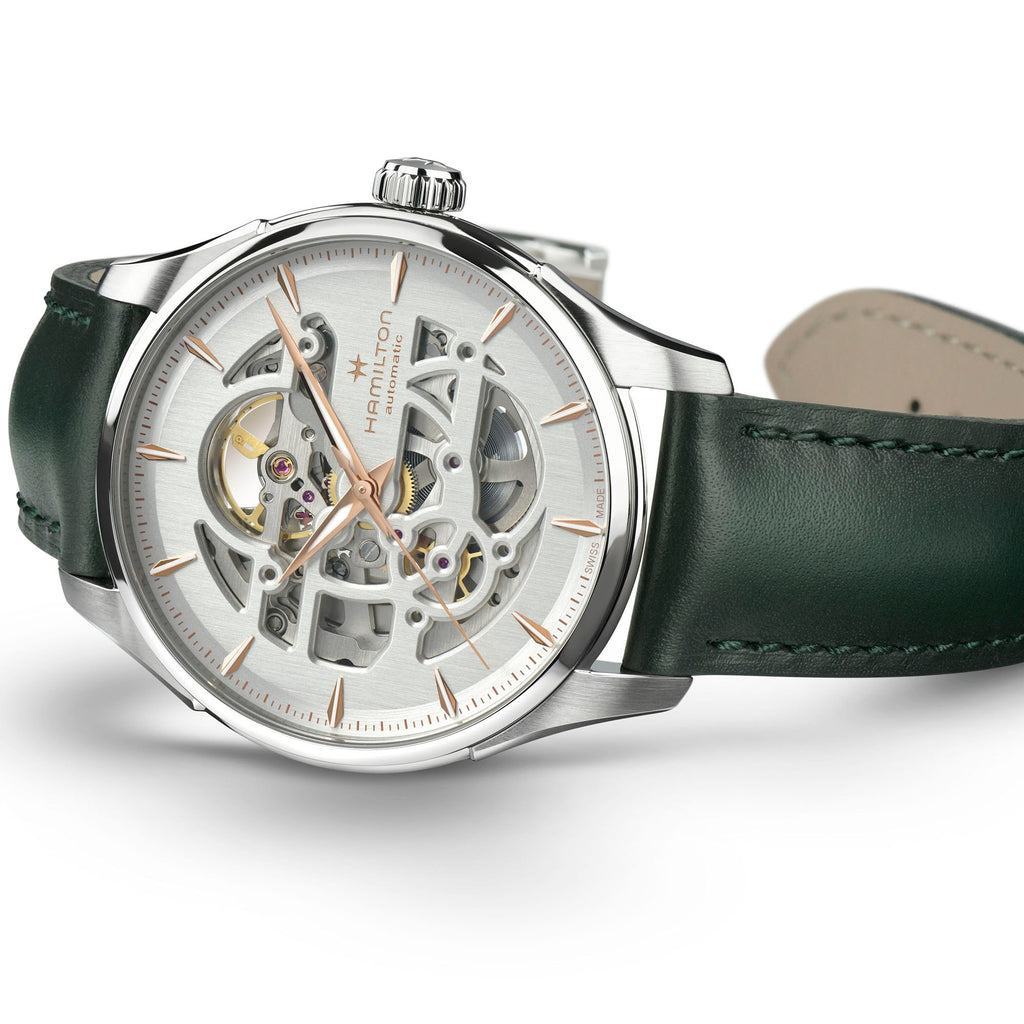 Hamilton Jazzmaster Skeleton Auto - vista laterale