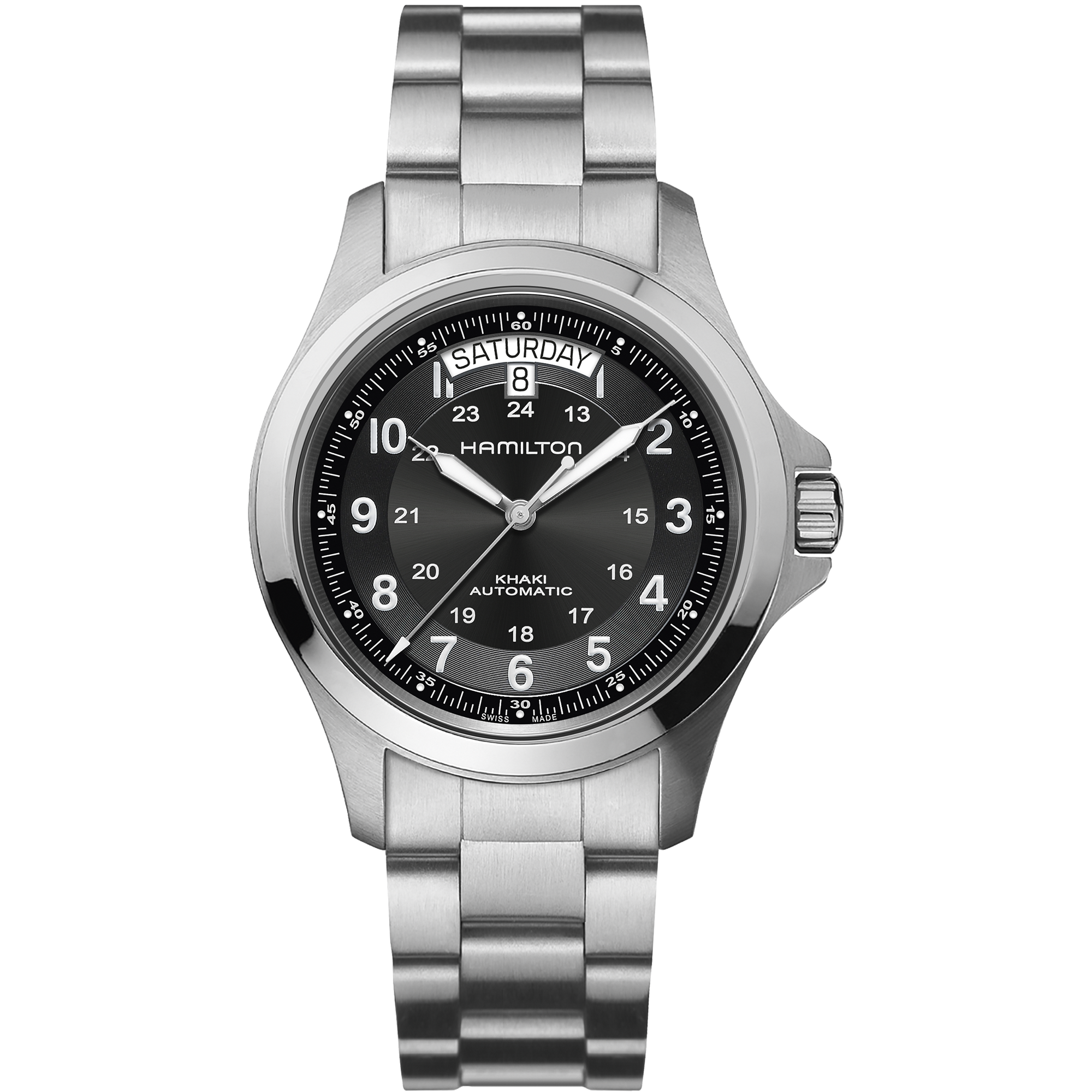 Orologio Hamilton Khaki Field King Automatico Giorno Data