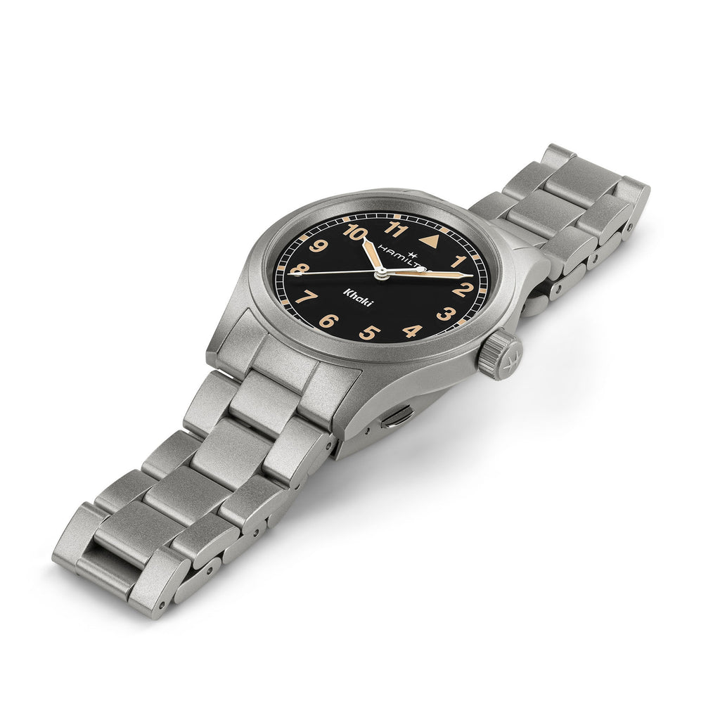 Orologio Hamilton Khaki Field Quartz 38mm Acciaio - vista d'insieme