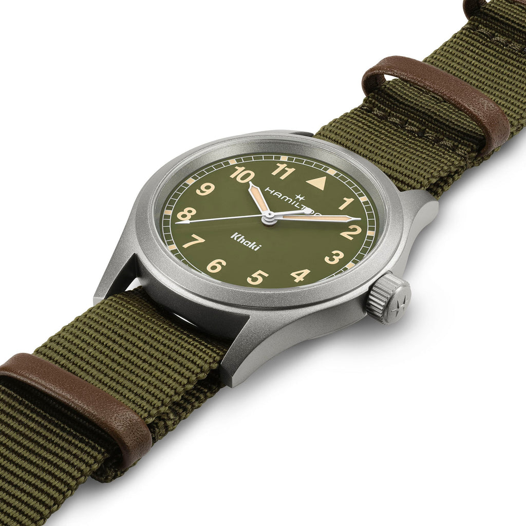 Orologio Hamilton Khaki Field Automatico 38mm Verde - vista d'insieme