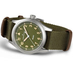 Orologio Hamilton Khaki Field Automatico 38mm Verde - vista laterale