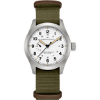 Orologio Hamilton Khaki Field Mechanical Power Reserve 40mm Nato Verde