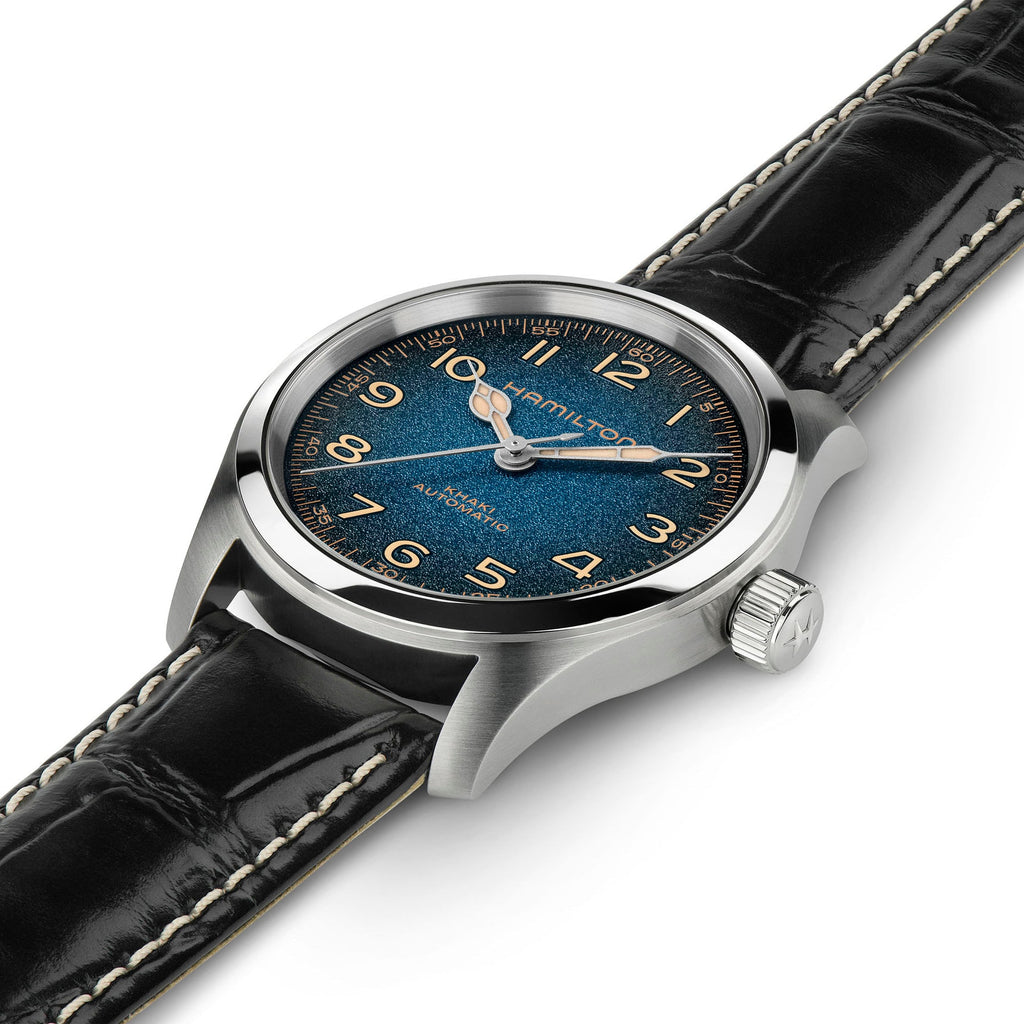Orologio Hamilton Khaki Field Murph 38mm Quadrante Blu - vista 2