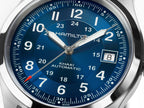 Orologio Hamilton Khaki Field Automatico 38mm Blu - dettaglio quadrante