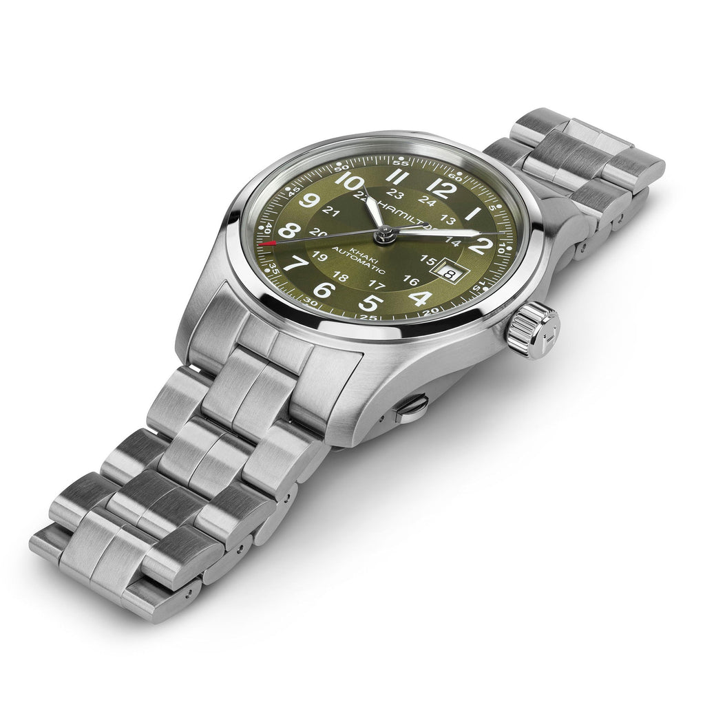 Orologio Hamilton Khaki Field Automatico 42mm Verde - vista d'insieme