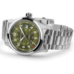 Orologio Hamilton Khaki Field Automatico 42mm Verde - vista laterale