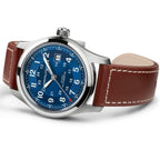 Orologio Hamilton Khaki Field Automatico 42mm Blu Navy - vista laterale