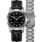 Orologio Hamilton Khaki Field Murph Auto 42mm Set Bracciale - vista laterale