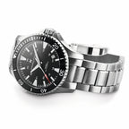 Orologio Hamilton Khaki Navy Scuba Automatico Nero - vista laterale