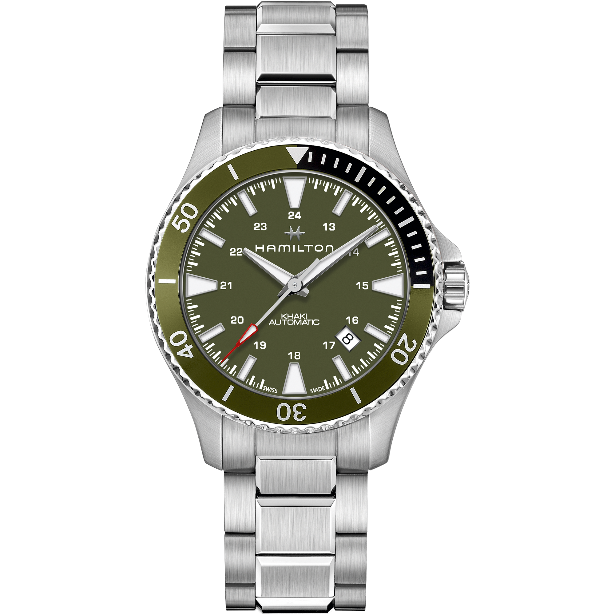 Orologio Hamilton Khaki Navy Scuba Automatico Verde Militare
