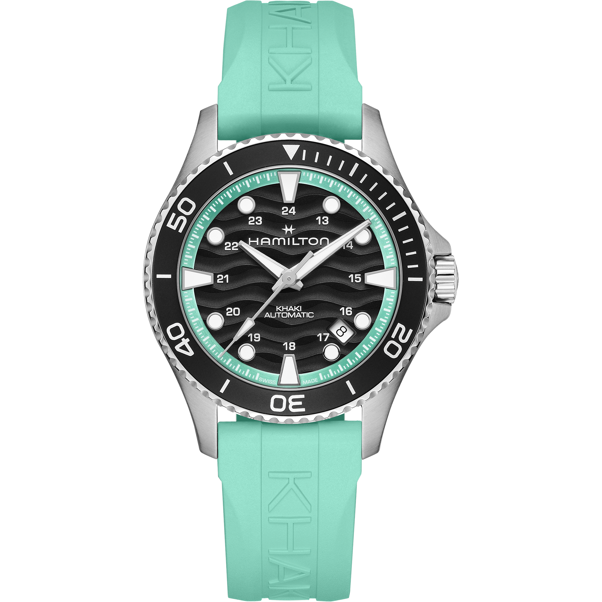 Orologio Hamilton Khaki Navy Scuba Auto 40mm Turchese