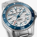 Orologio Hamilton Khaki Navy Scuba Auto 40mm Bianco e Blu - dettaglio