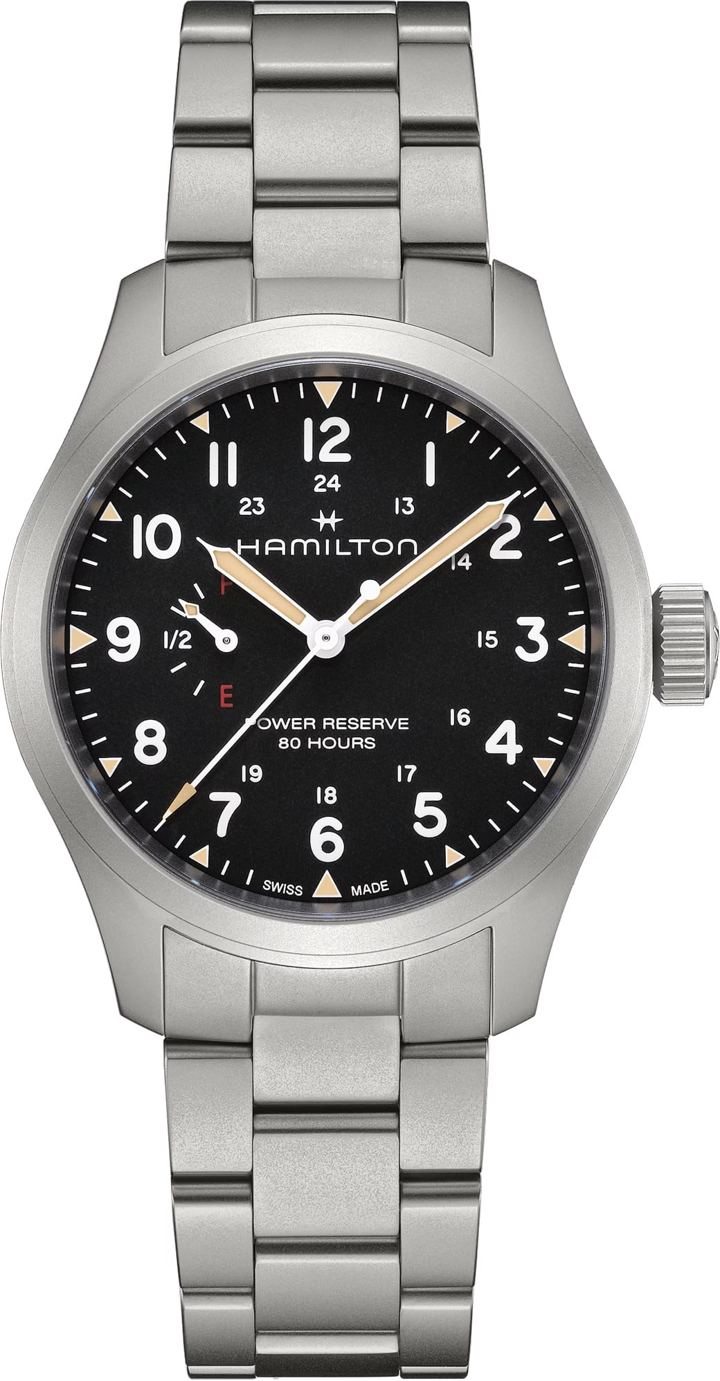 Orologio Hamilton Khaki Field Mechanical Power Reserve 40mm H69509130 | ARVIMO Gioielli