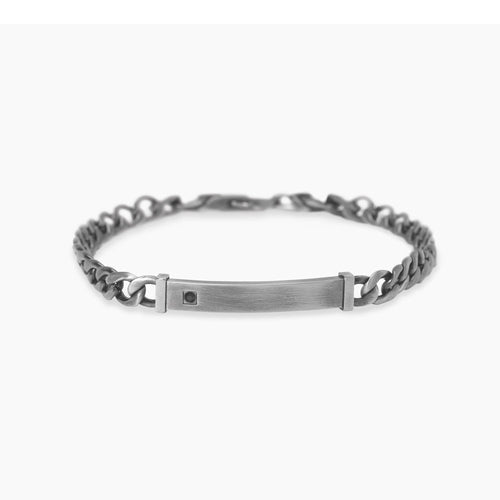 Bracciale Kidult Style 17 Uomo Acciaio Spazzolato Gunmetal 831119 | ARVIMO Gioielli