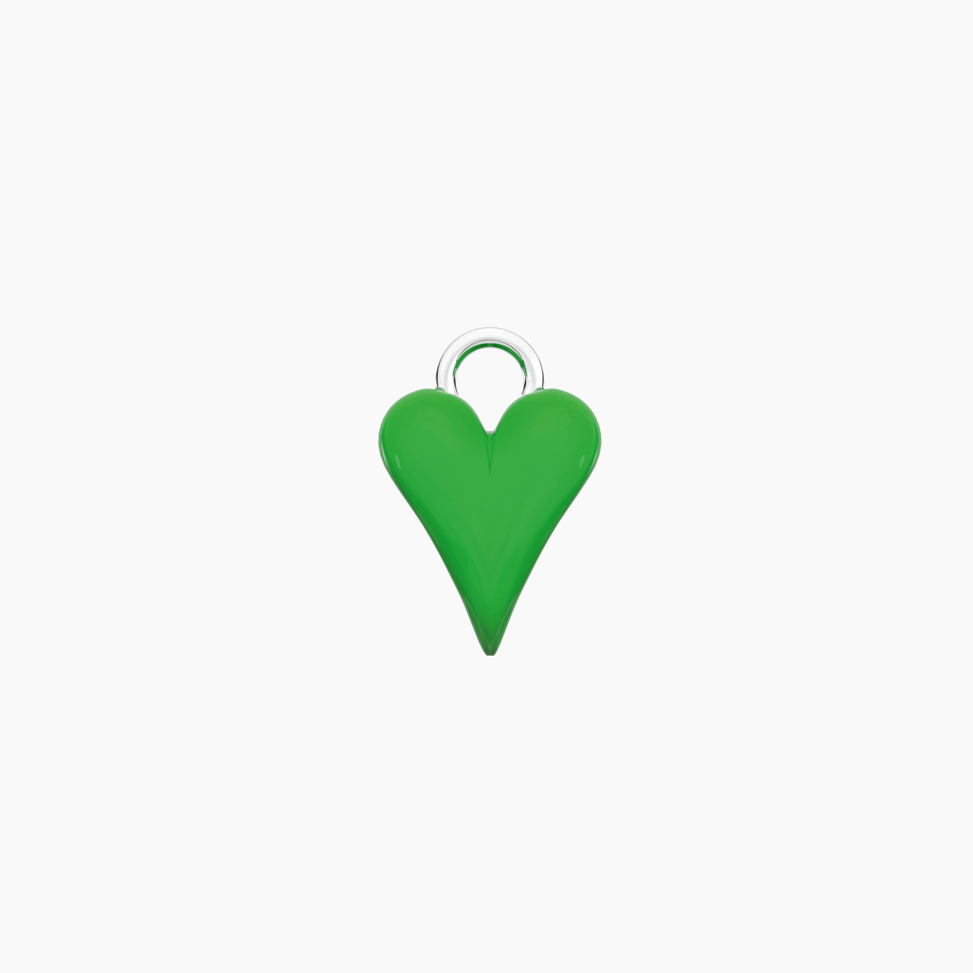 Kidult By You Charm Acciaio Smalto Verde Symbols Cuore 741289 | ARVIMO Gioielli