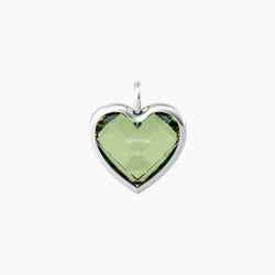 Charm Kidult By You Energy Stone Vita cuore glass verde 741089 | ARVIMO Gioielli