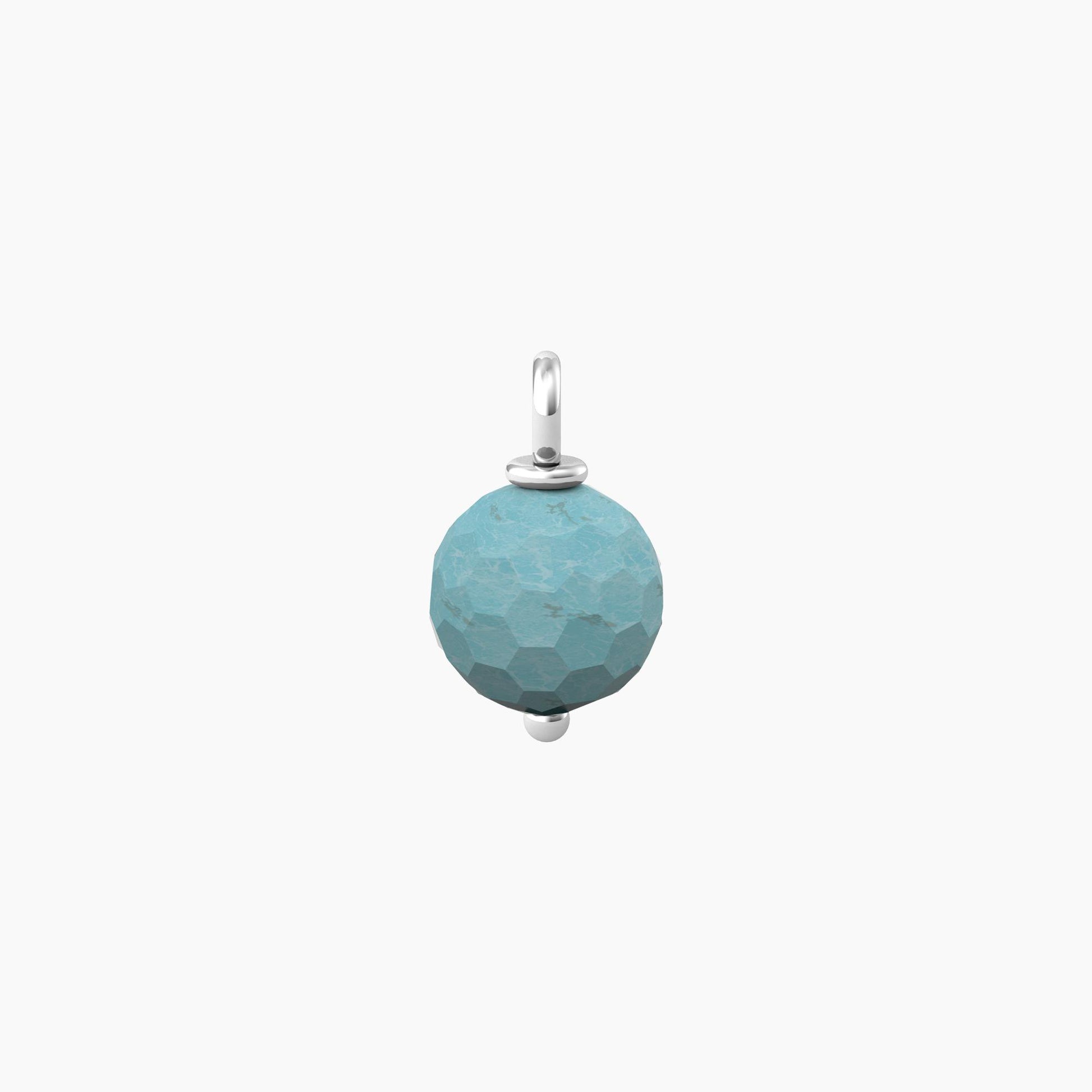 Charm Kidult By You Energy Stone Positivita Acciaio Turchese Sfera 741114 | ARVIMO Gioielli