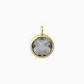 Charm Kidult Energy Stone Vita Acciaio Oro e Glass Grigio 741106 | ARVIMO Gioielli