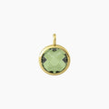 Charm Kidult Energy Stone Vita Acciaio Oro e Glass Verde 741104 | ARVIMO Gioielli